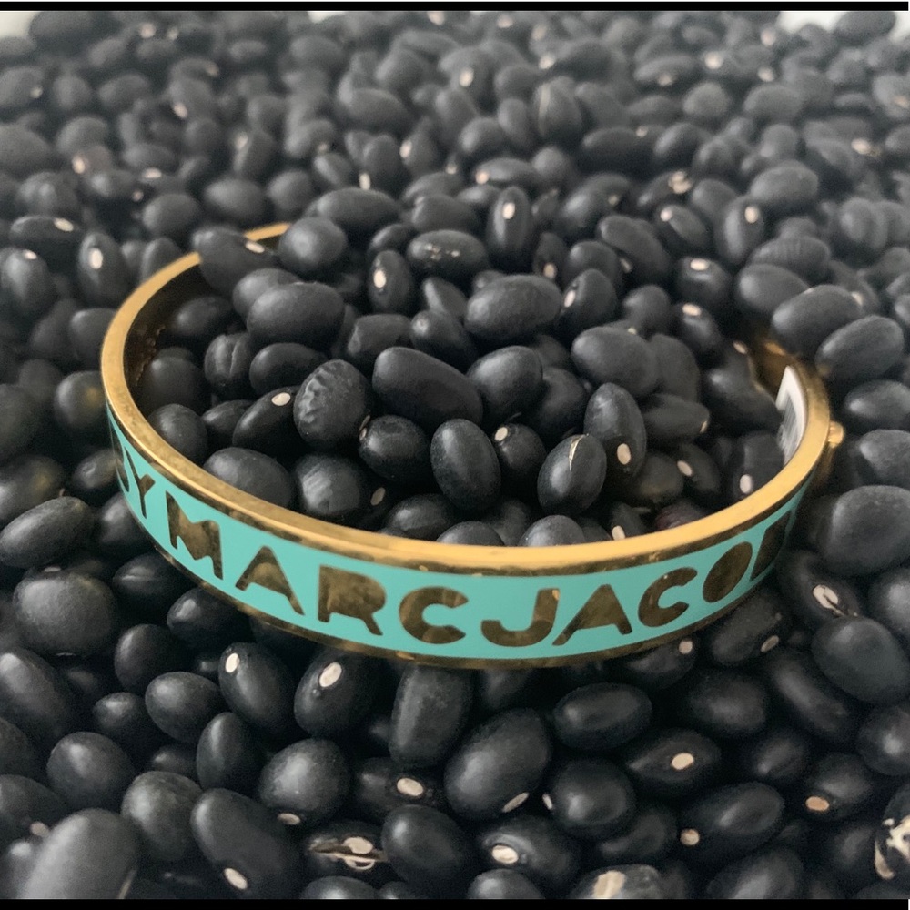 Marc by Marc Jacobs Enamel Logo Bangle Bracelet